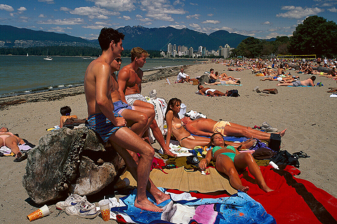 Kitsilano Beach, Vancouver Br. Columbia, Canada