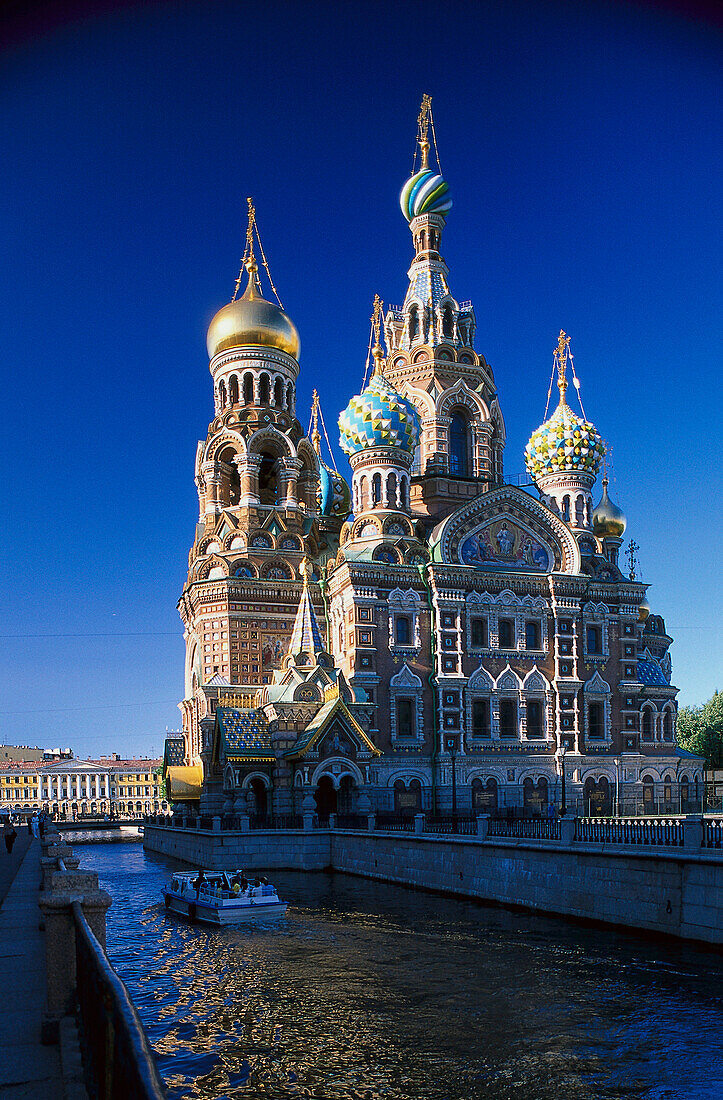 Auferstehungskirche, Gribojedow Kanal, St. Petersburg, Russland