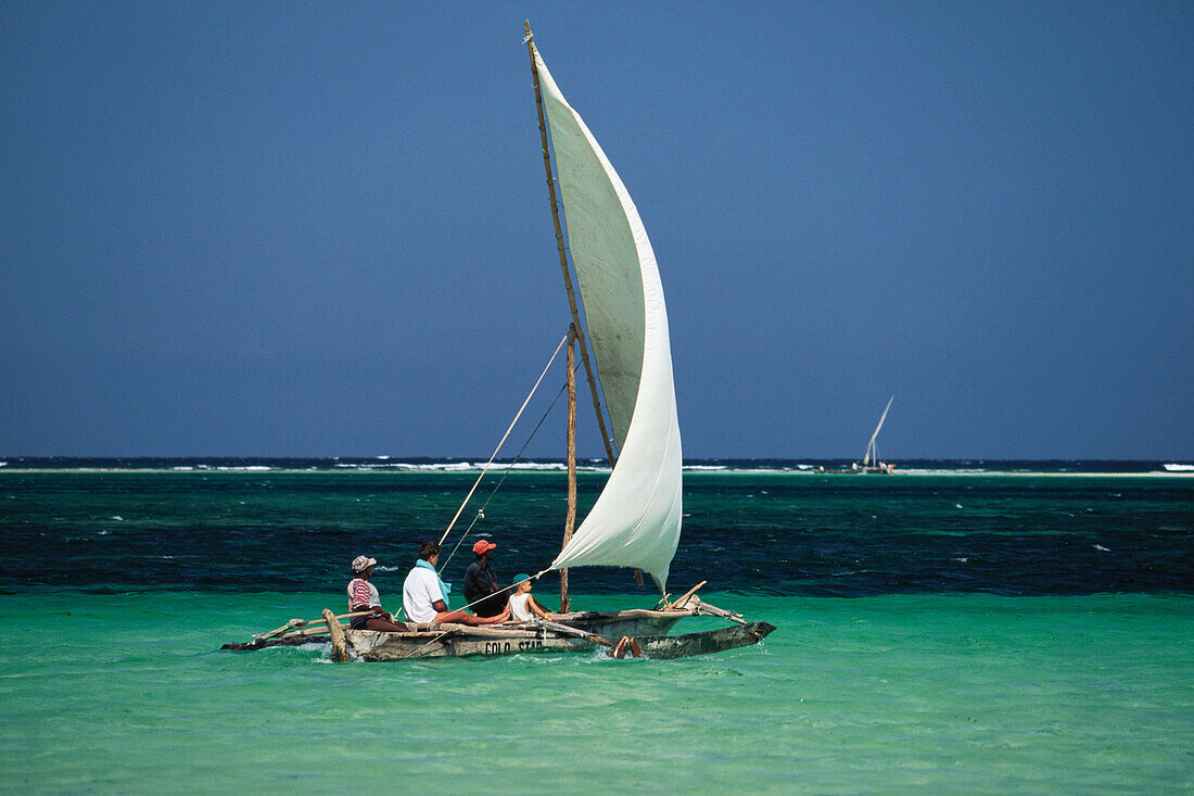 Traditional boat, Dhow Kenya, Africa
