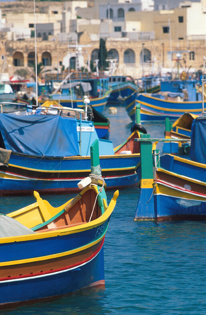 Luzzusboote, Marsaxlokk, Malta