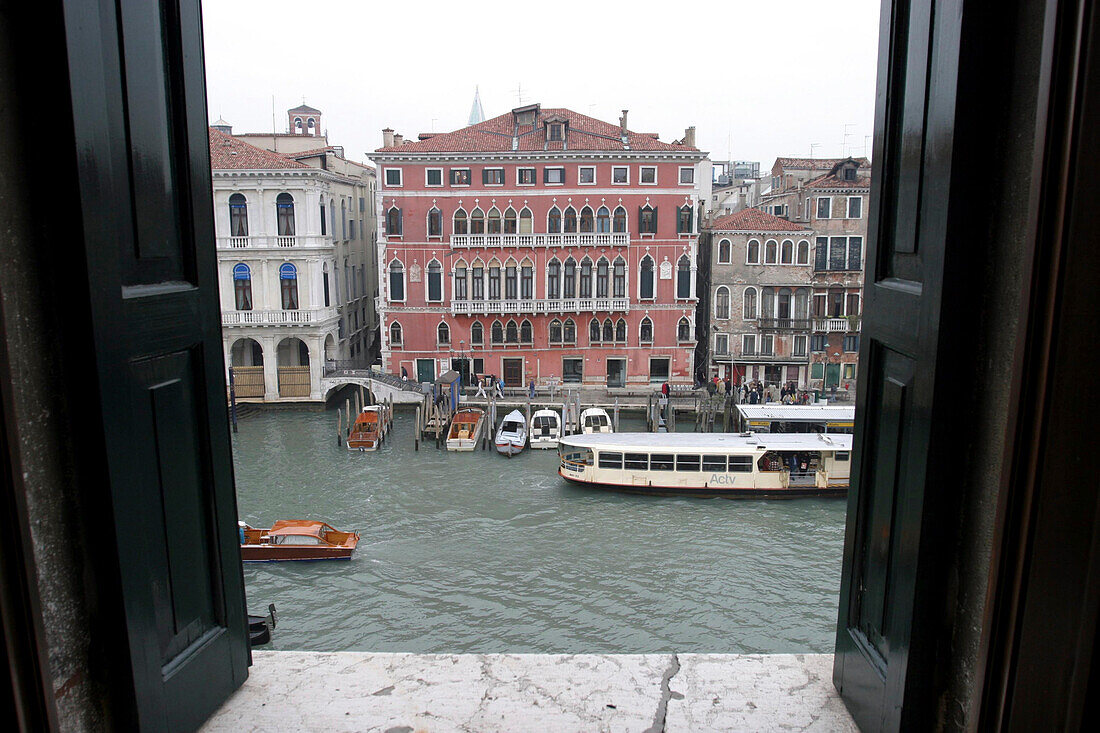 Locanda Sturion, View of Canale Grande, San Polo Venice, Italy