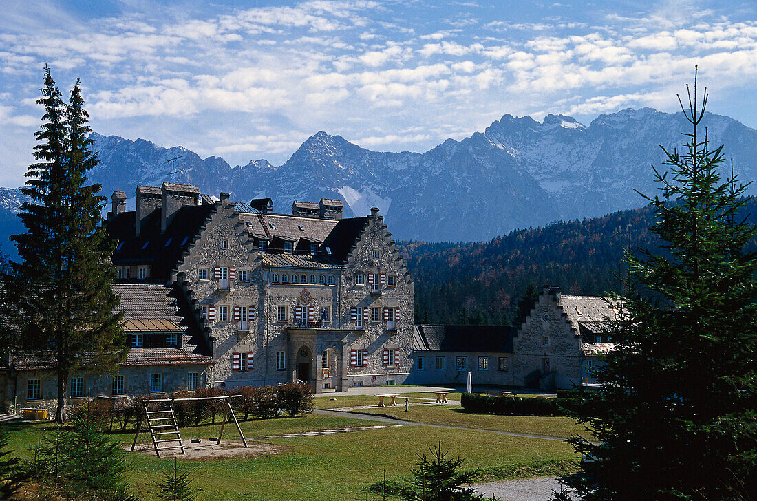 Kranzbach Castle near Klais, Bavaria, Germany