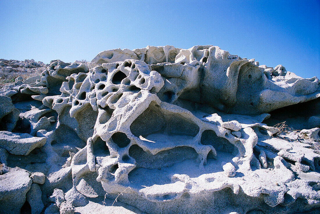 Aussergewöhnlicher Fels am Strand von Mexiko, USA