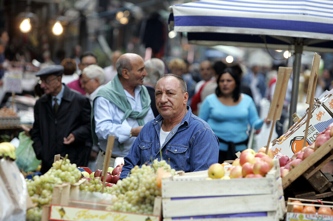 Market, Napoli, Neapel, Marktszene
