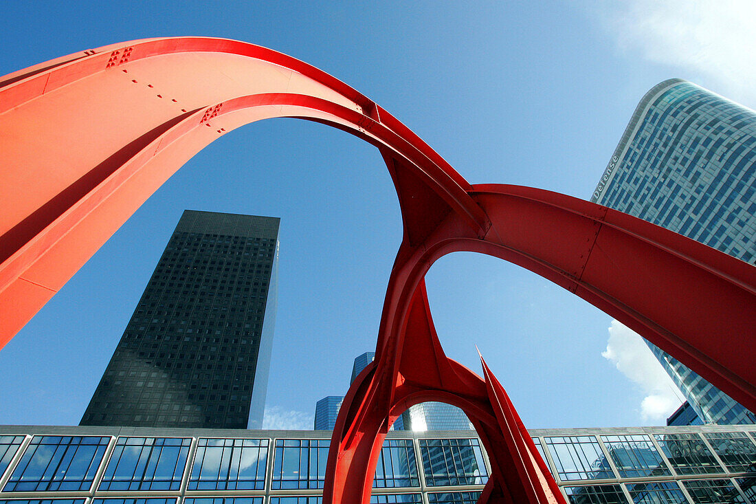 Skulptur, La Defense, Paris, Frankreich