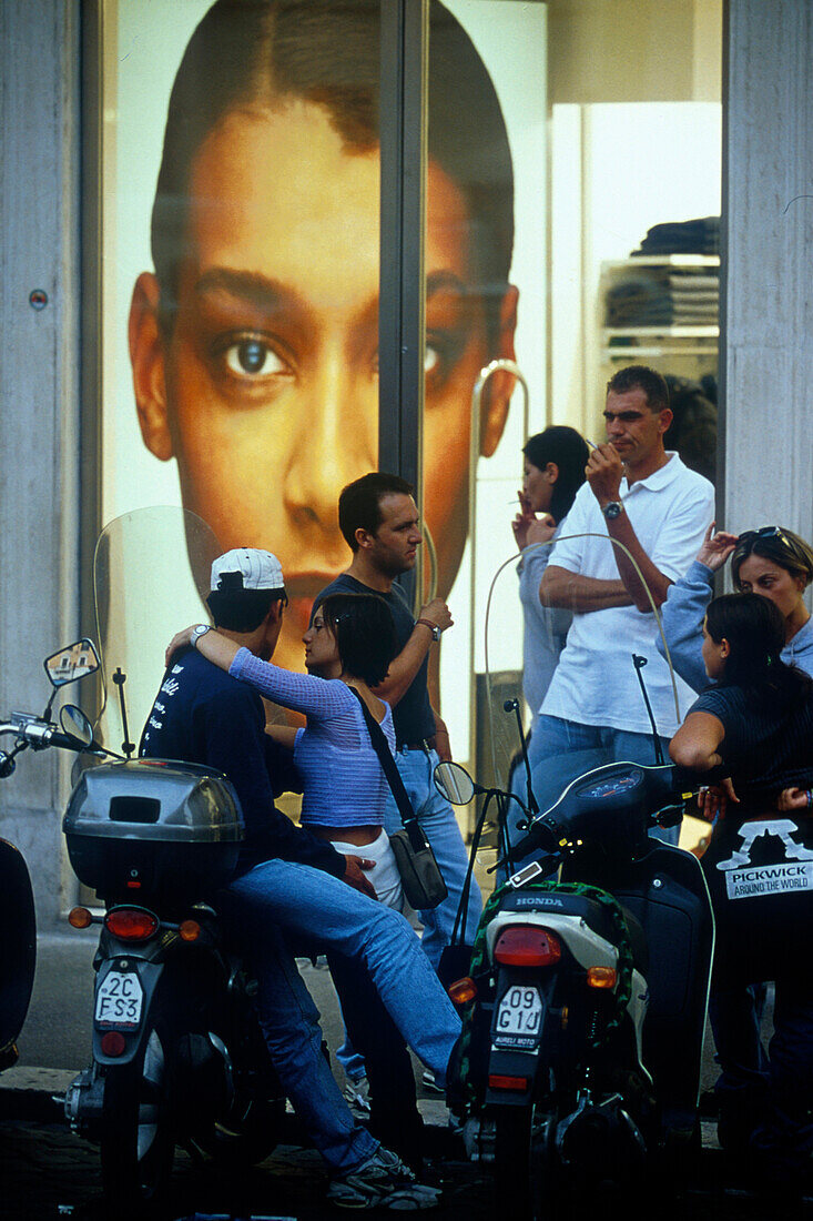 People, Straßenszene, Italien