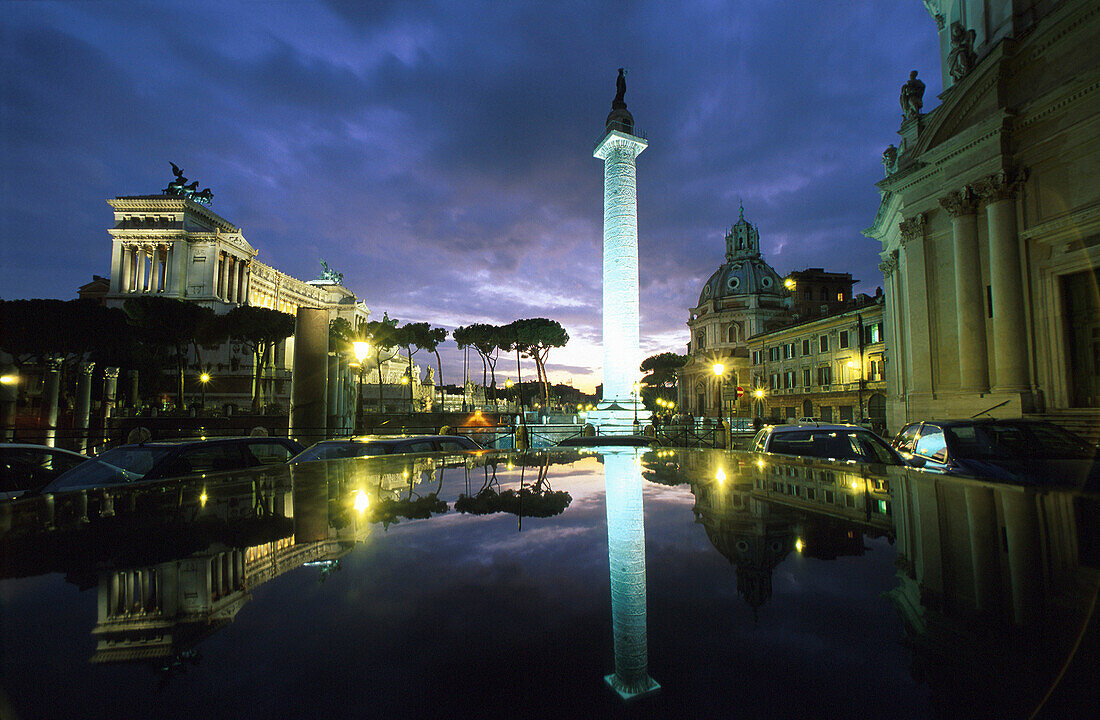 Piazza Venezia, Trajan's Column, Rome, Italy