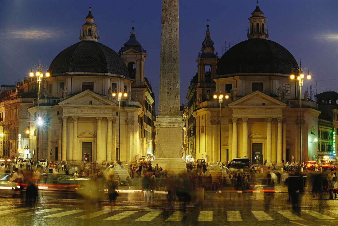 Piazza di Popolo, Rom Italien