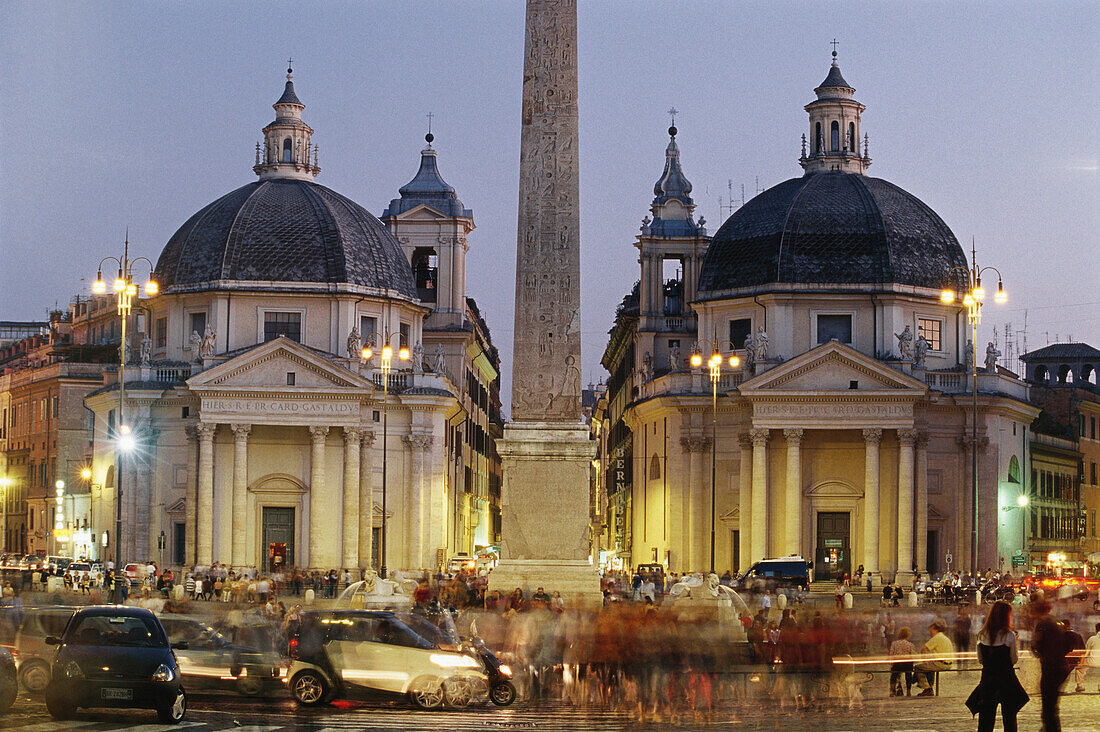 Piazza di Popolo, Rom Italien