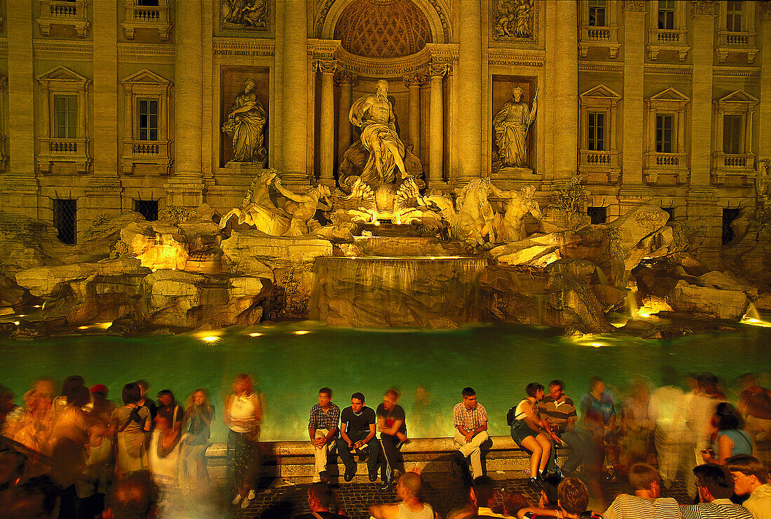 Fontana di Trevi, Rom Italien