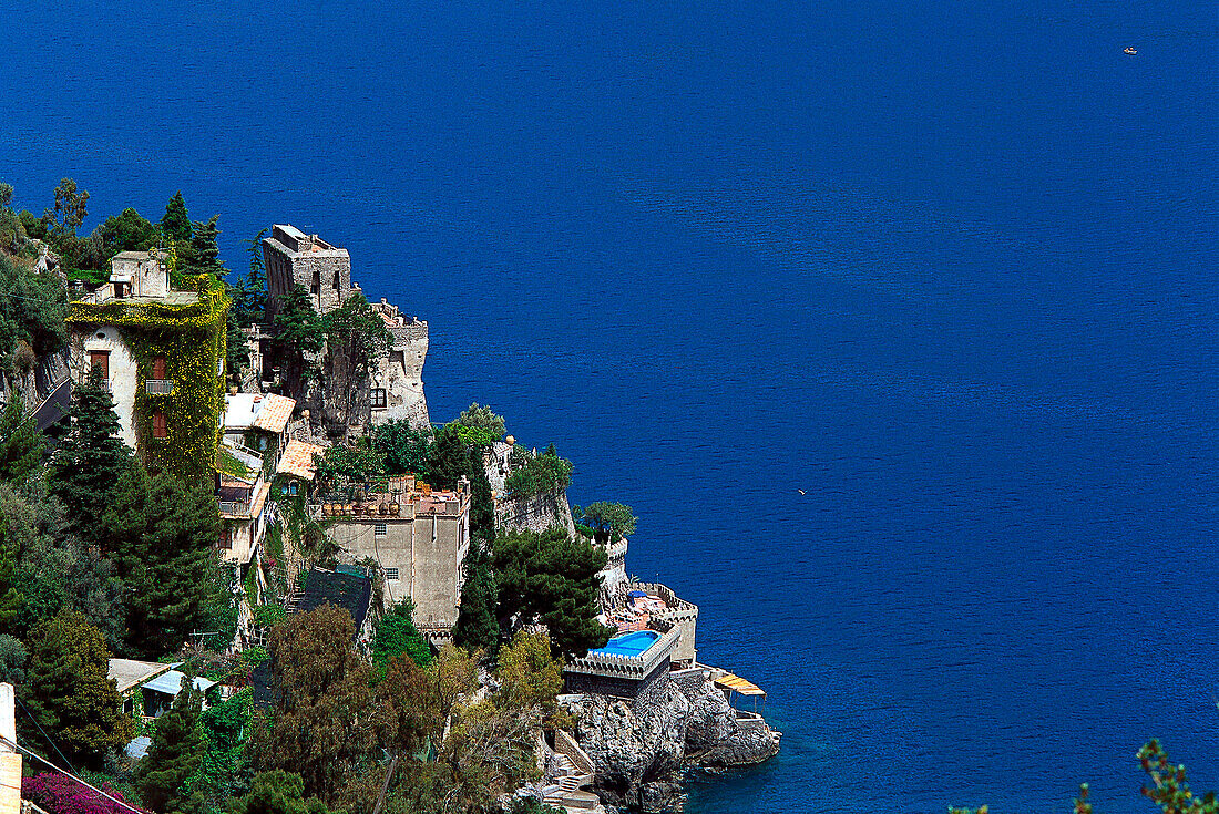 Atrani bei Amalfi, Kampanien, Italien