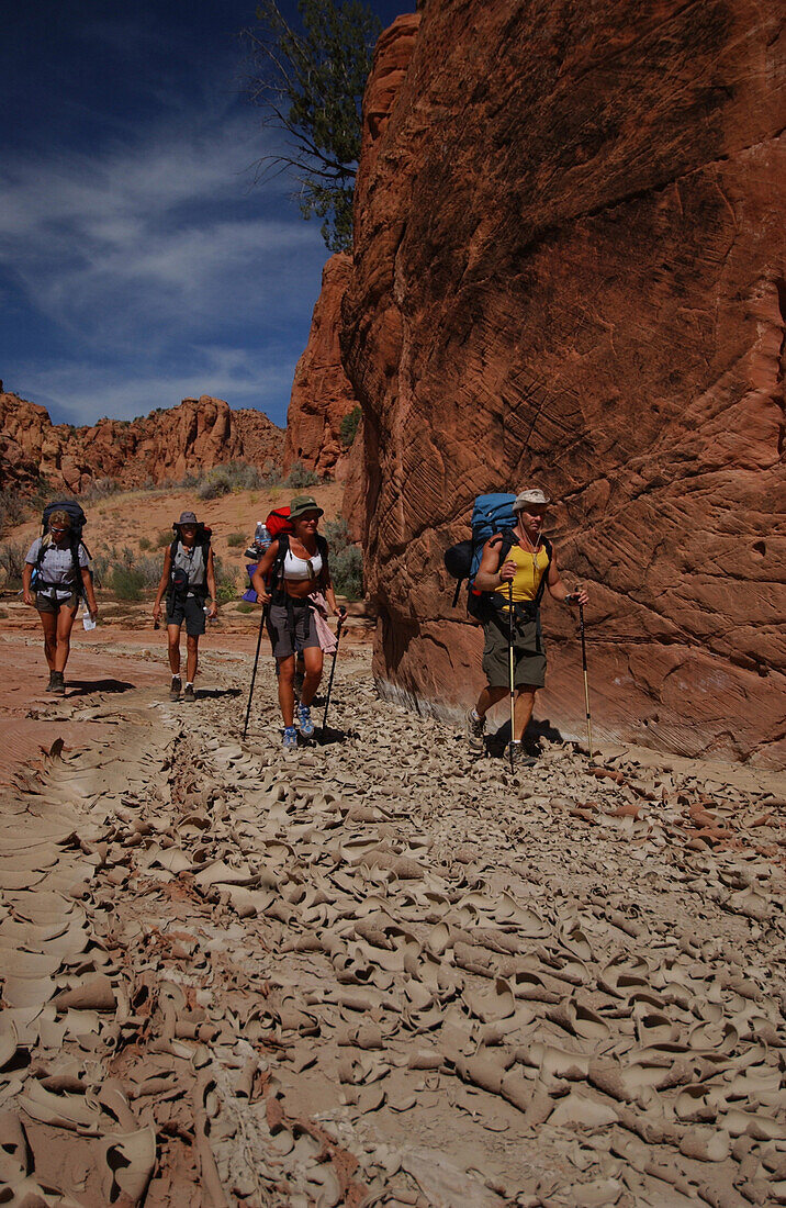 Hiking, Lake Powell, Arizona-Utah-USA