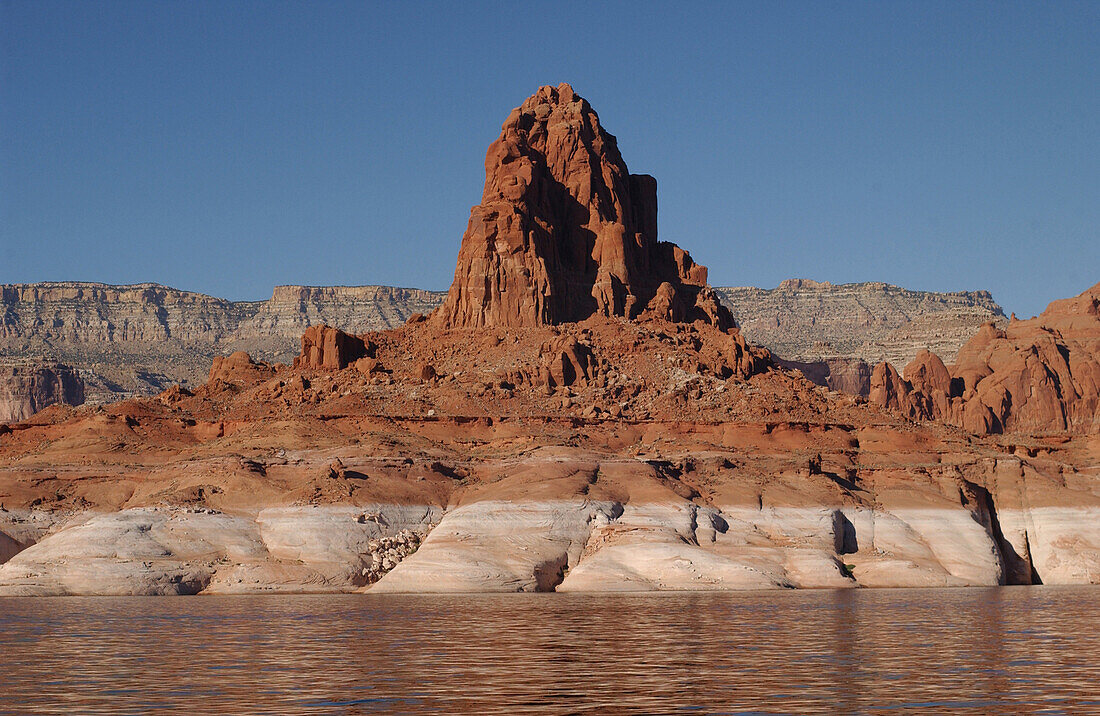 Landschaft bei Lake Powell, Lake Powell, Arizona, Utah, USA