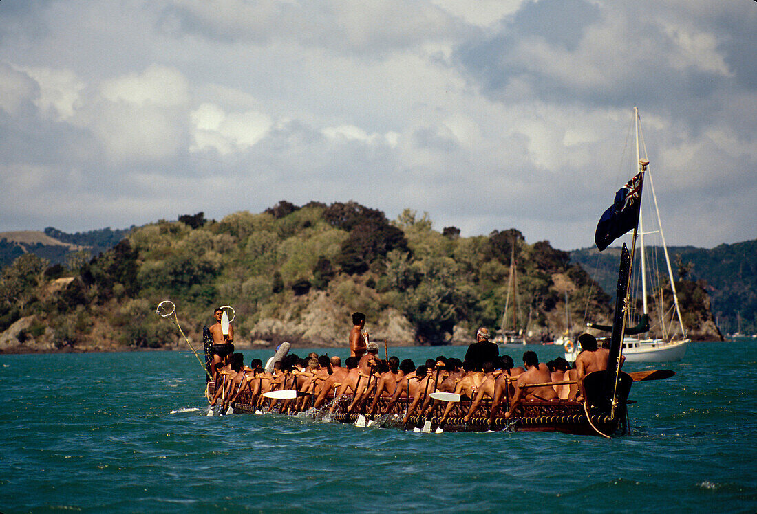 Waka, Kriegskanu, Waitangi Day, Waitangi, Nordinsel Neuseeland