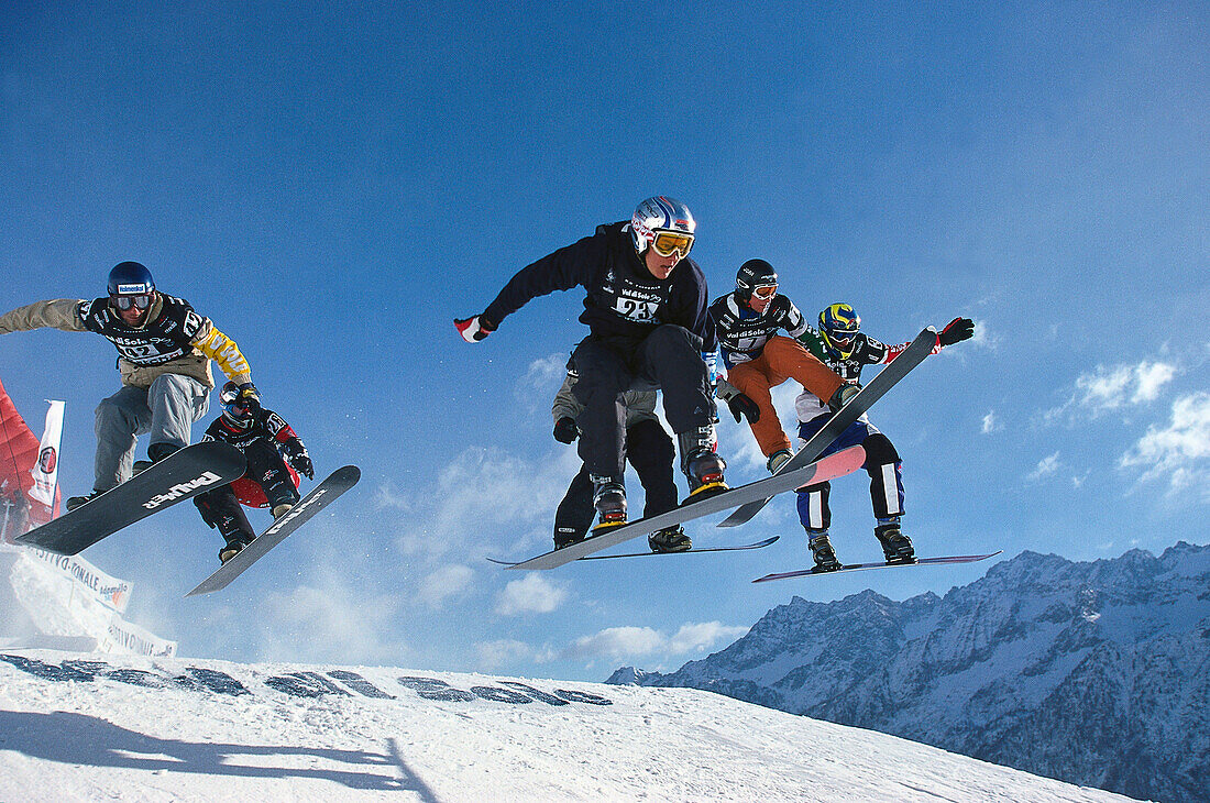 Snowboard Boardercross, Val di Sole, Italien 1999