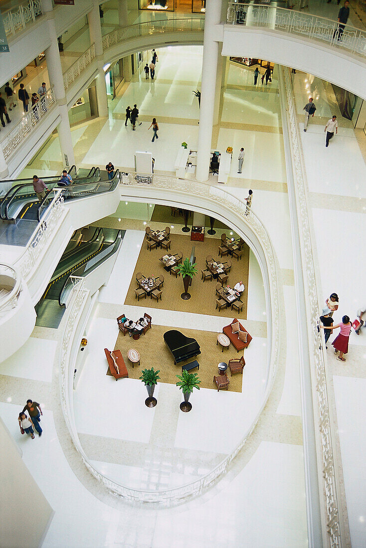 Interior view of the Gaysorn Shopping Center, Bangkok, Thailand, Asia