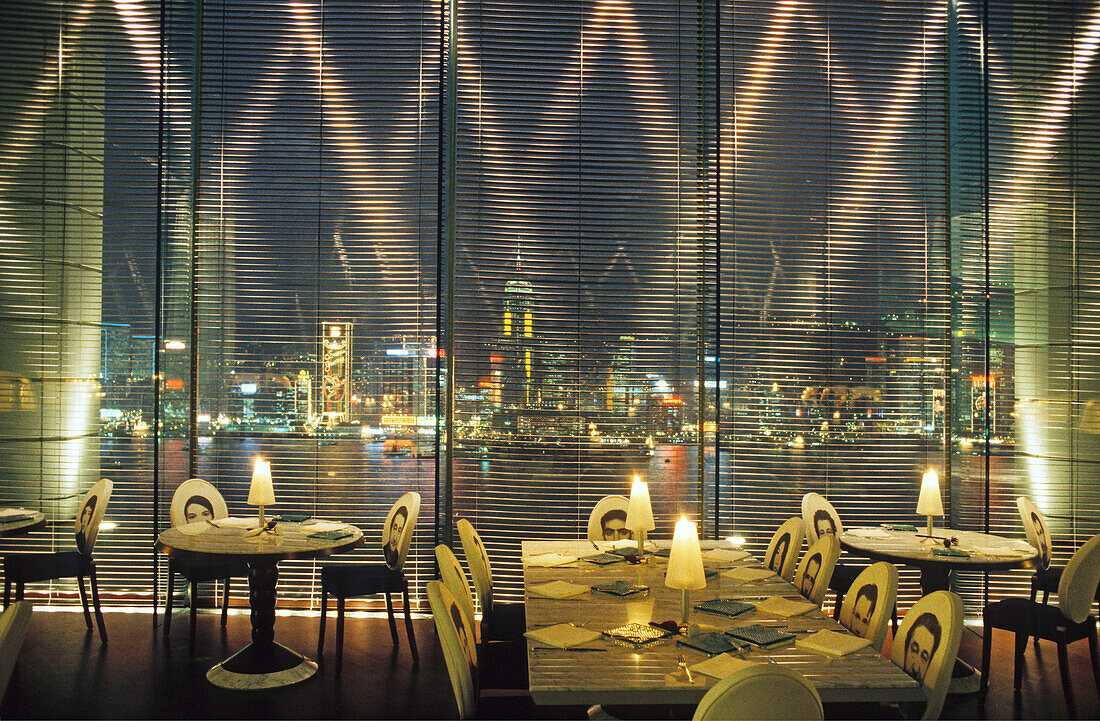 Felix Bar & Restaurant, Design von Philip Starck, Peninsula Hotel, Hongkong