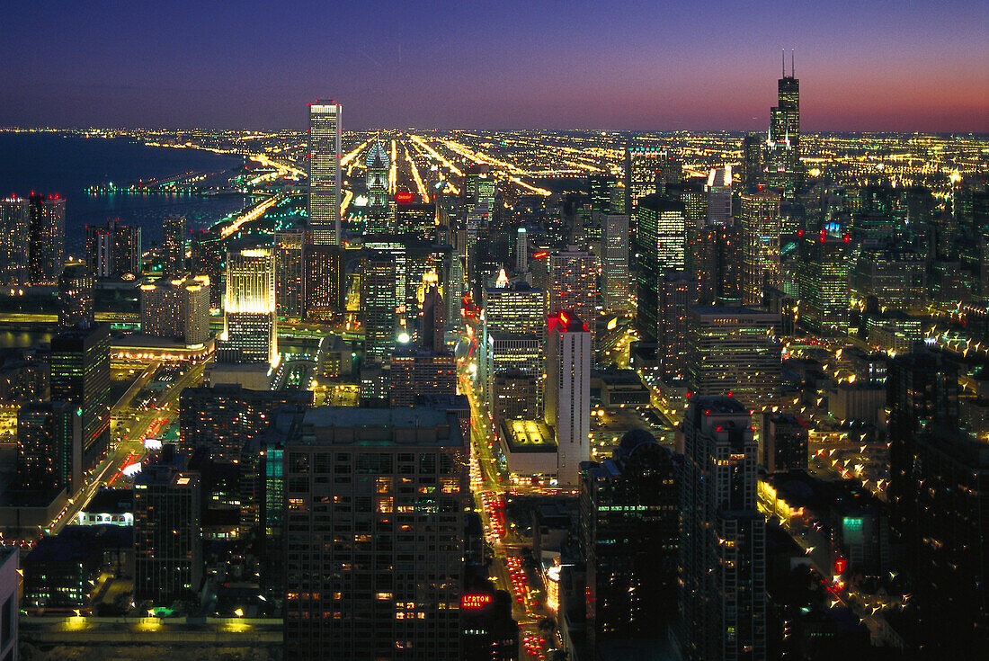 Cityscape View, Chicago Illinois, USA