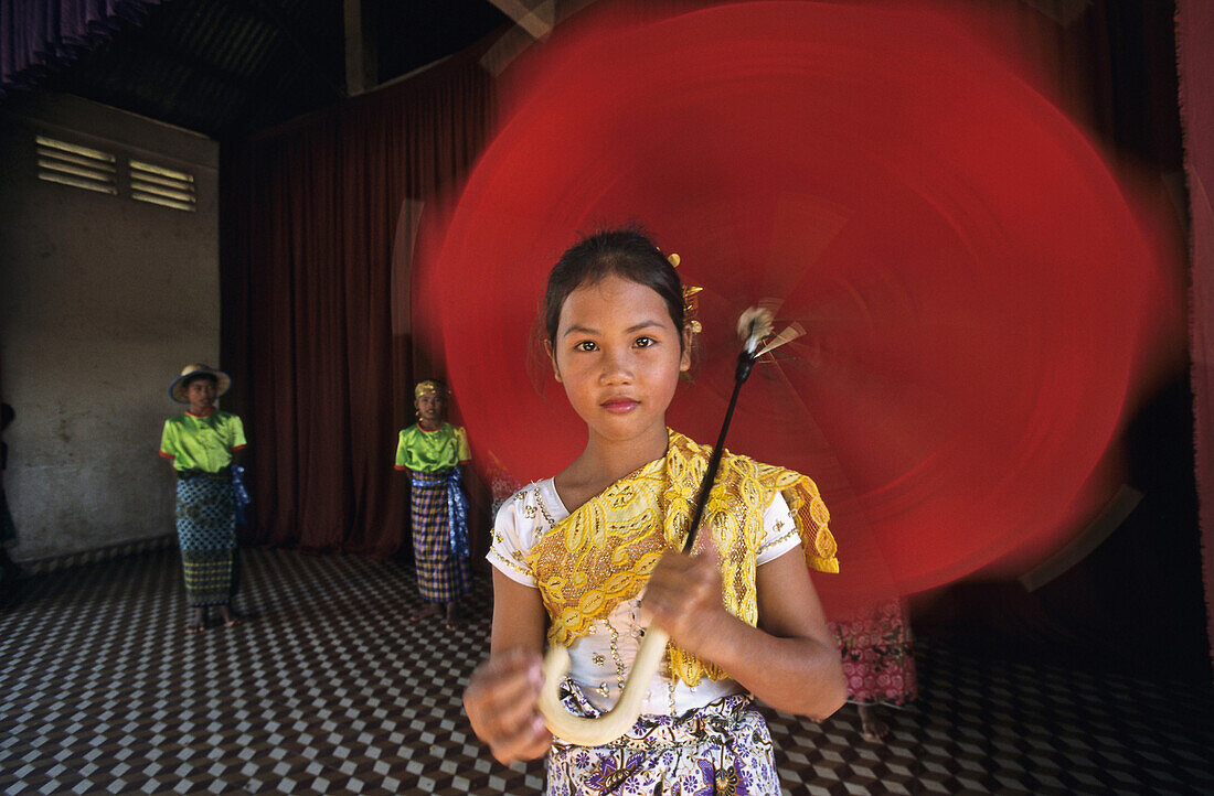 Apsara dance, orphanage, Kompong Thom, Cambodia