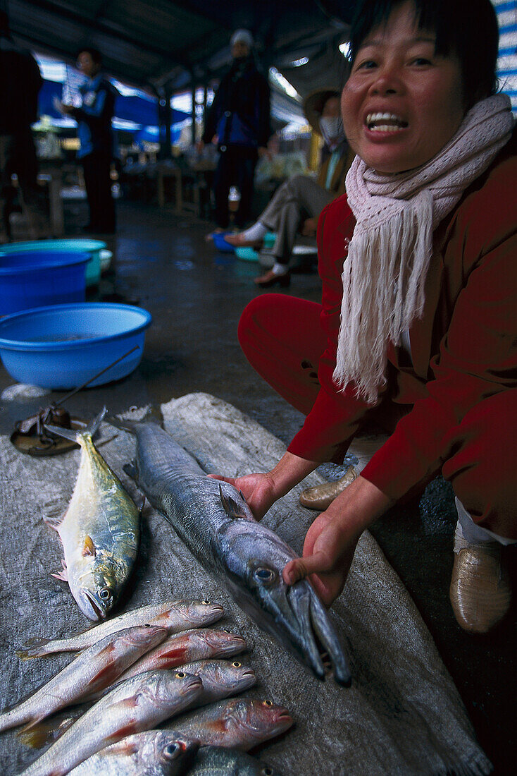 Fish market, Halong Bay Vietnam
