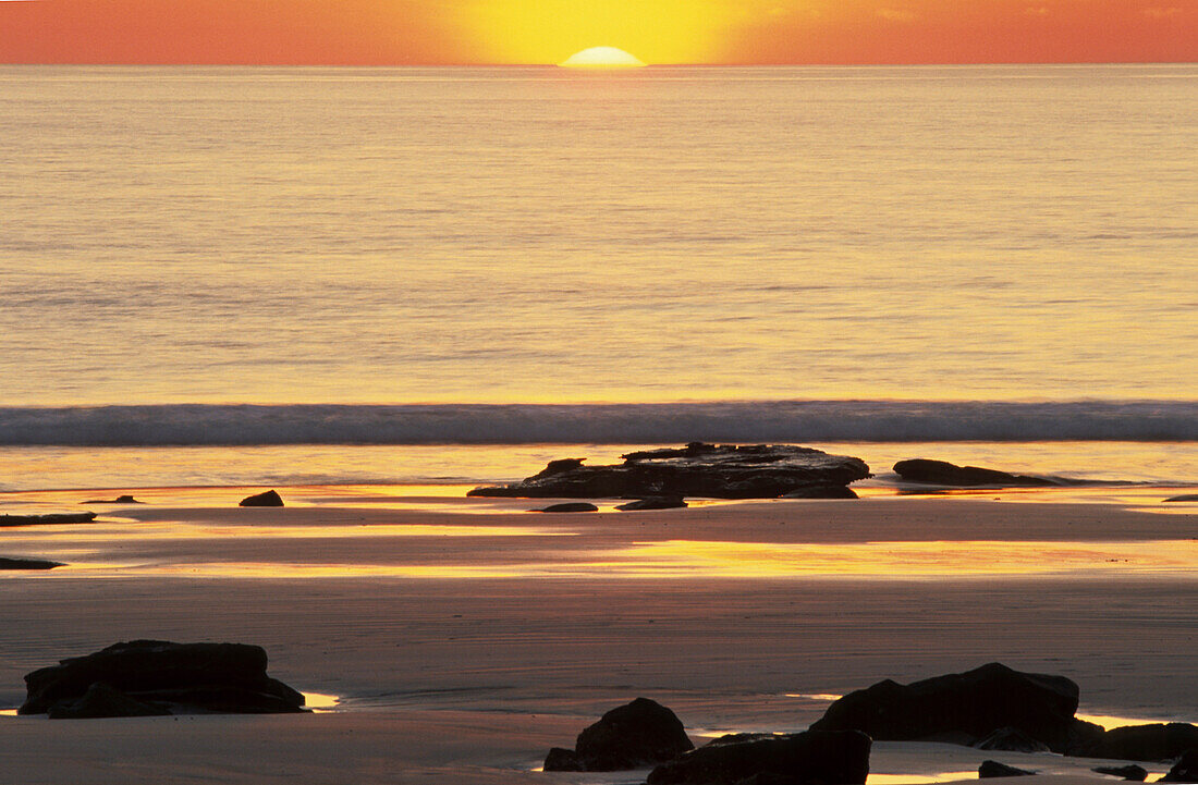 Cable Beach im Sonnenuntergang, Broome, Australia, Western Australia