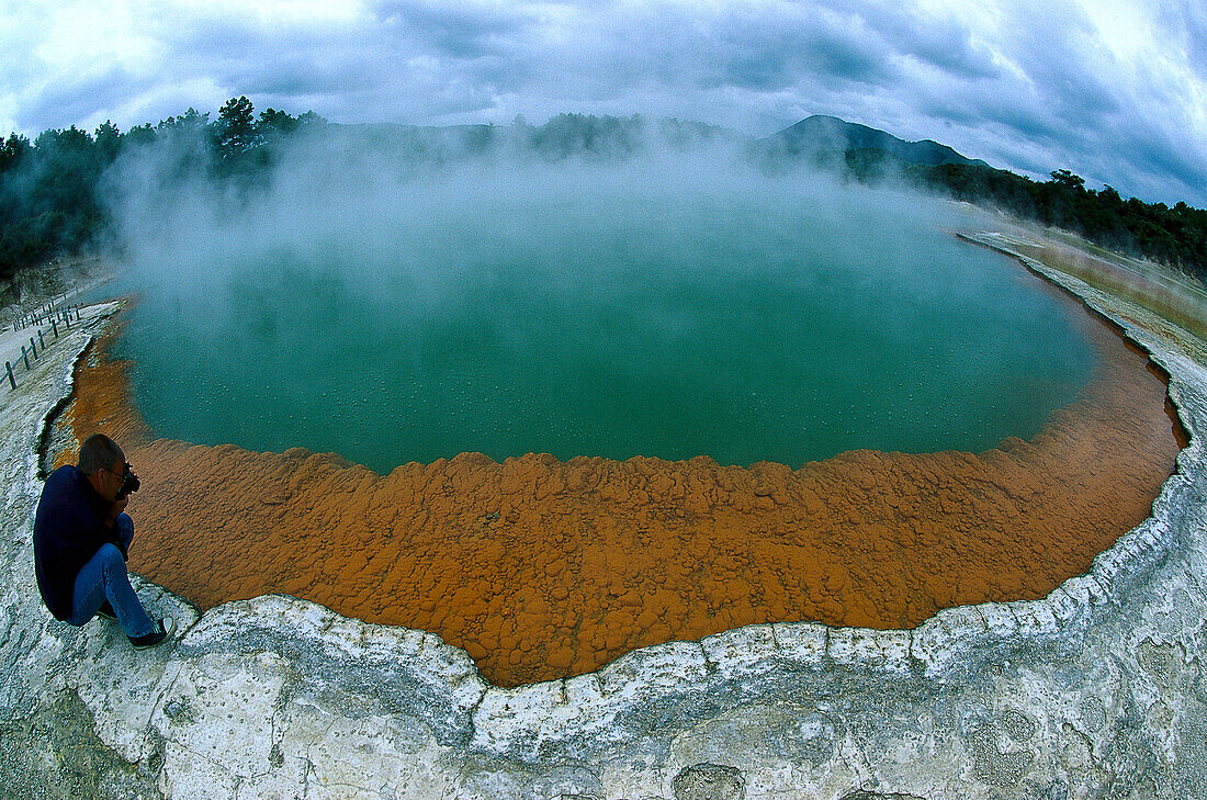 Wai-O-Tapu, Thermal Wonderland, Champagner Pool Nordinsel, Neuseeland