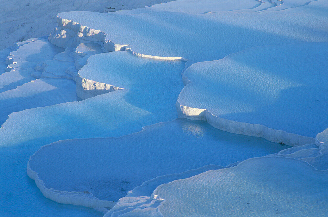 Sinter-Terrassen von Pamukkale, Türkei