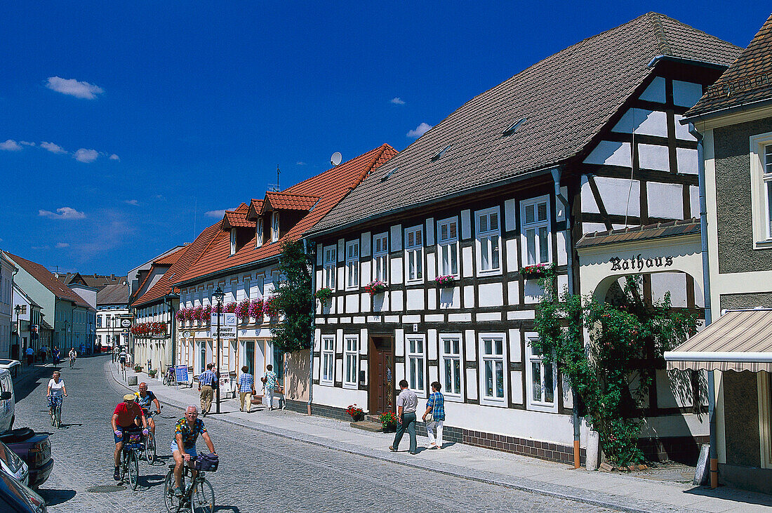 Rathaus Luebbenau, Town hall of Luebbenau, Oberspreewald, Brandenburg