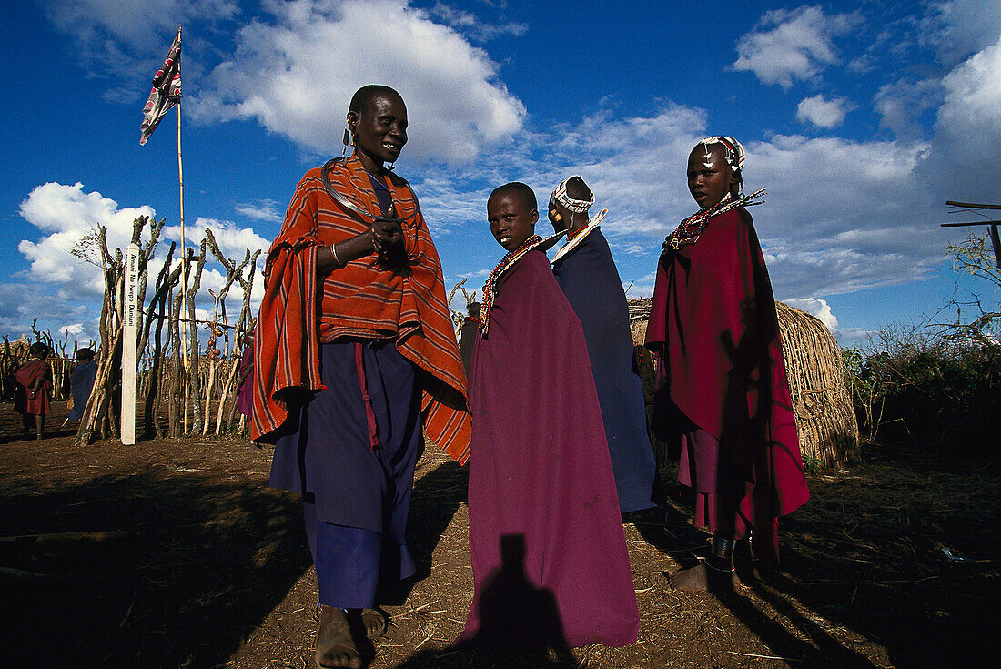 Massai People, Massai Village Tansania/Kenia