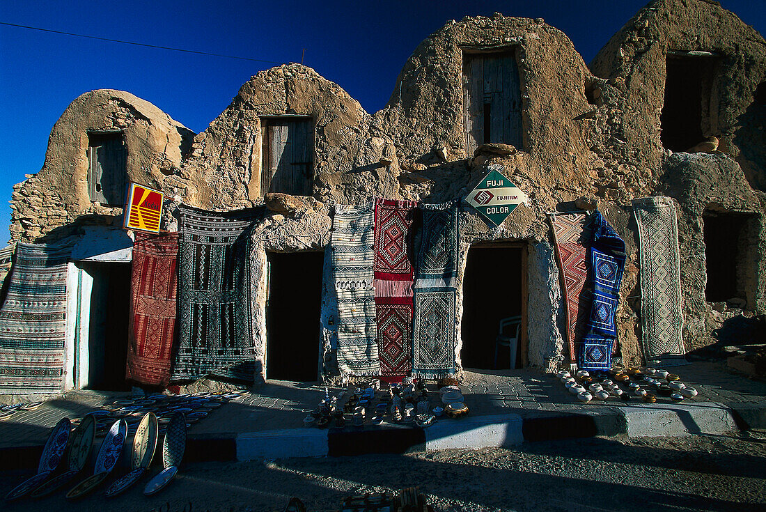 Traditional Granary Ghorfas, , Grenier, Metameur Village, Tunesia