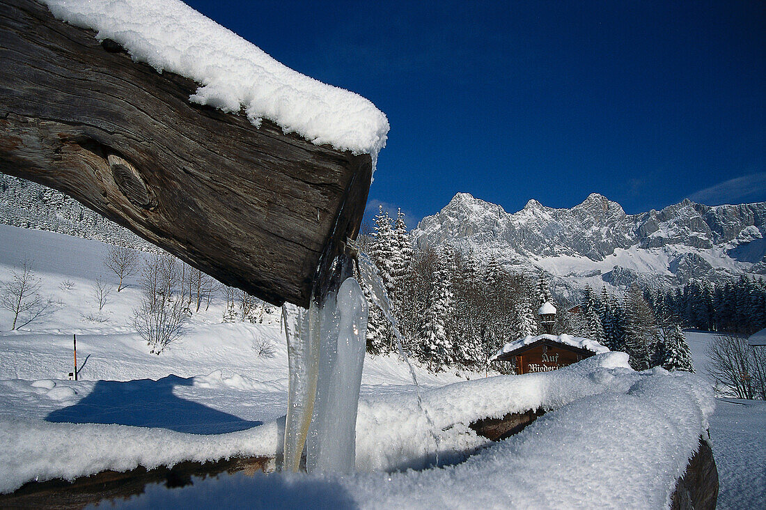 Winter landscape, Ramsau, Styria Austria, Winter