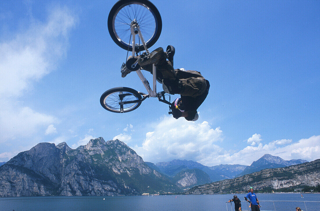 BMX, Akrobatik, Gardasee, Trentino Italien