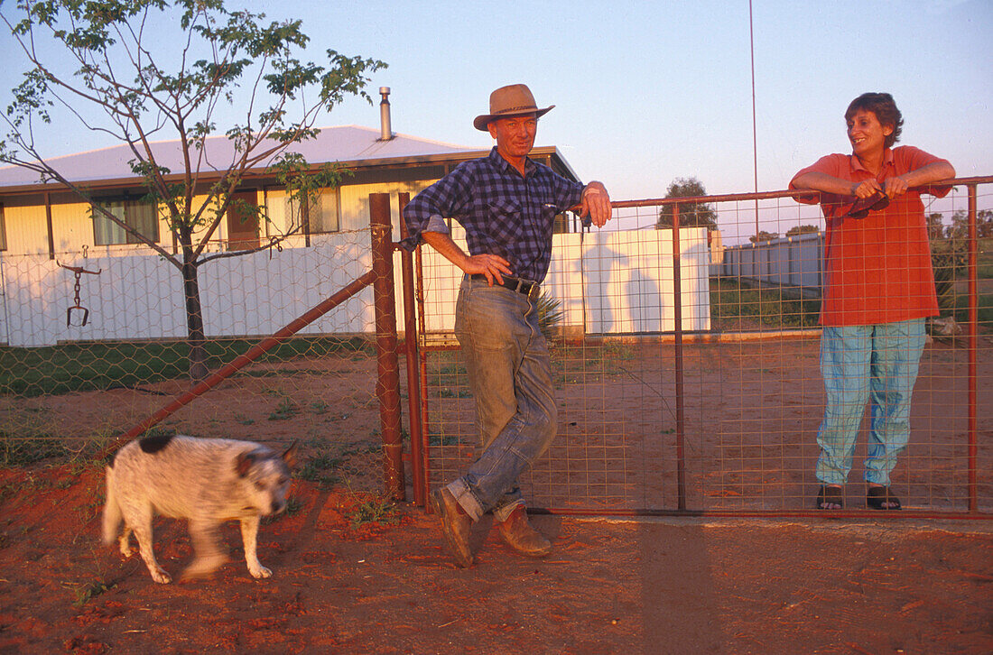 Wally, Boundary Rider, Dog Fence, Broughams Gate, South Australia, New South Wales, Australien