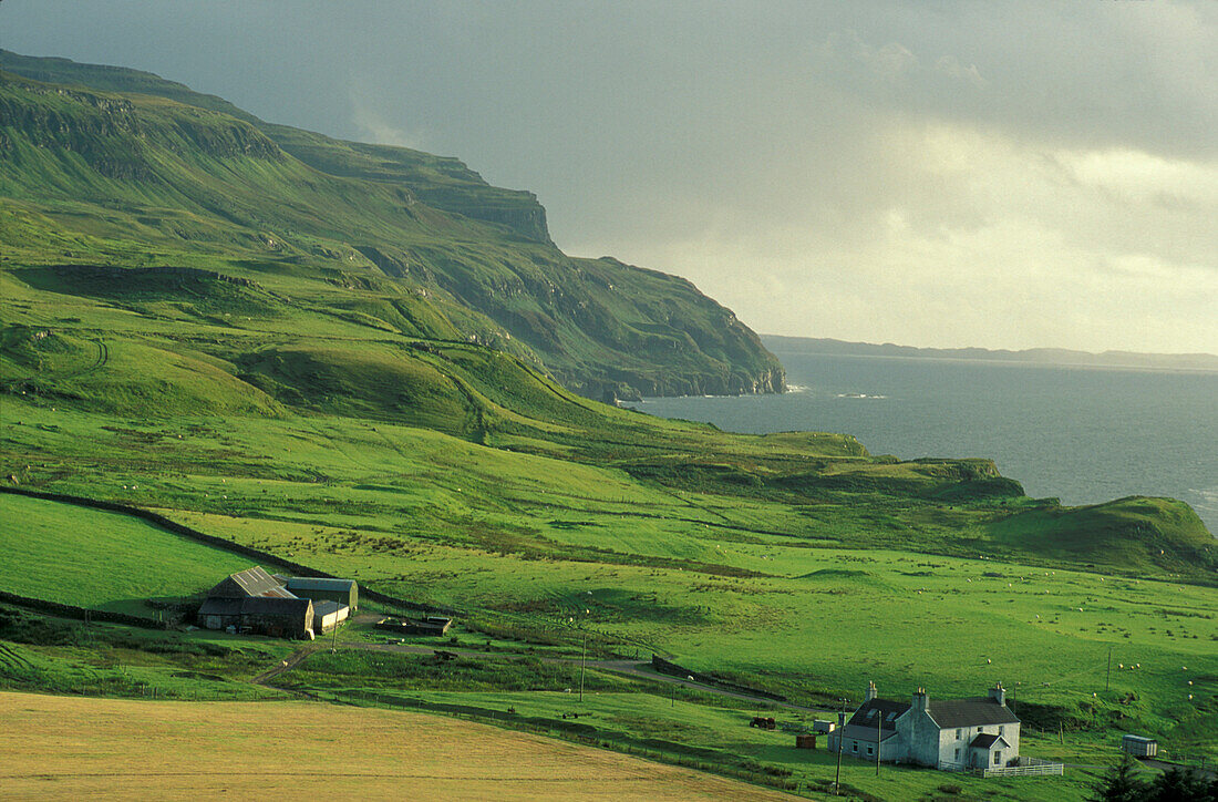 Küstenlandschaft bei Balnahard, Insel Mull, Hebriden, Schottland, Großbritanien
