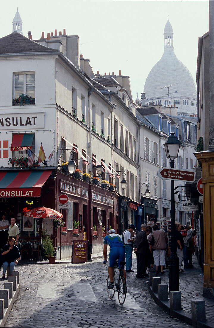 Stadtviertel Montmartre, Paris Frankreich
