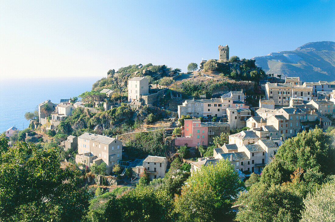 Nonza, Cap Corse, Korsika, Frankreich