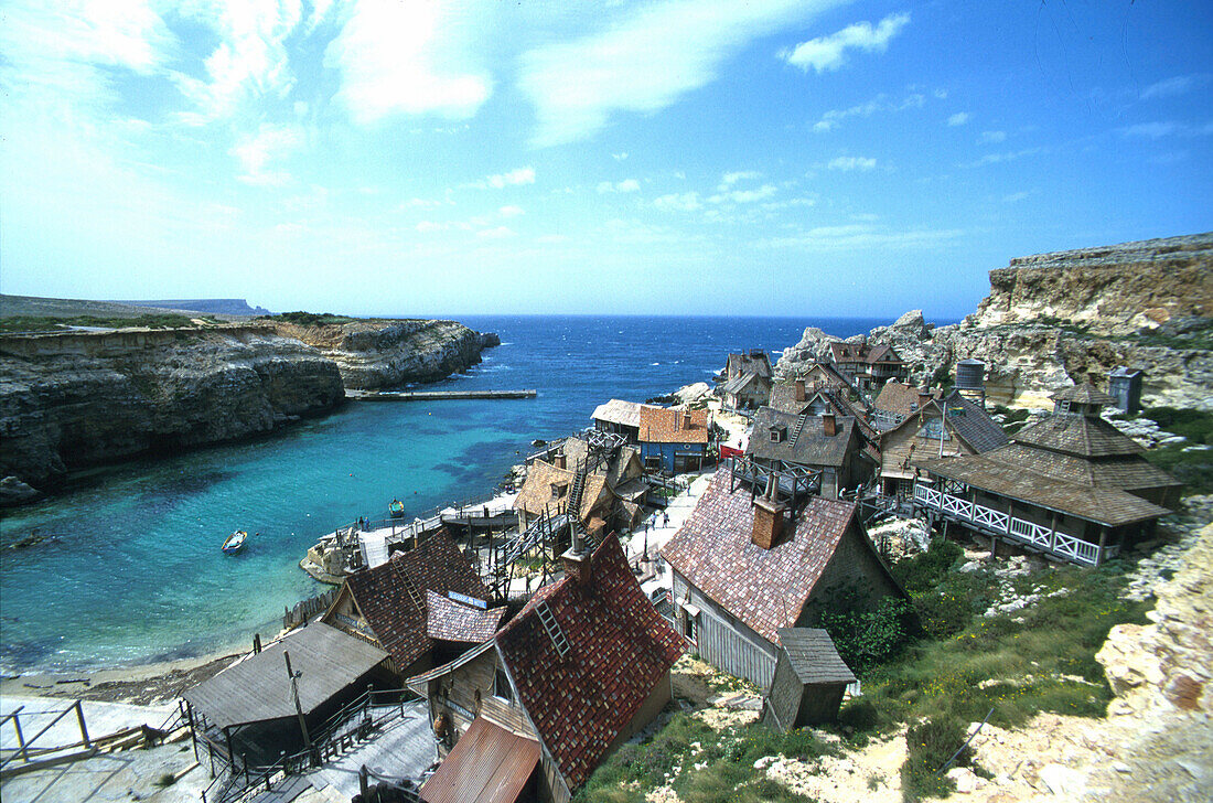 Popeye Village bei Mellieha, Malta