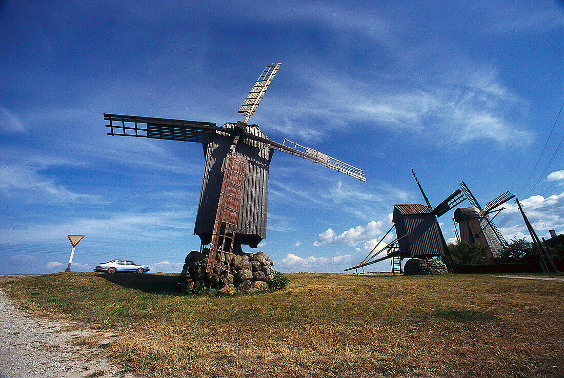 Windmills on Saaremaa, Estonia Baltic States