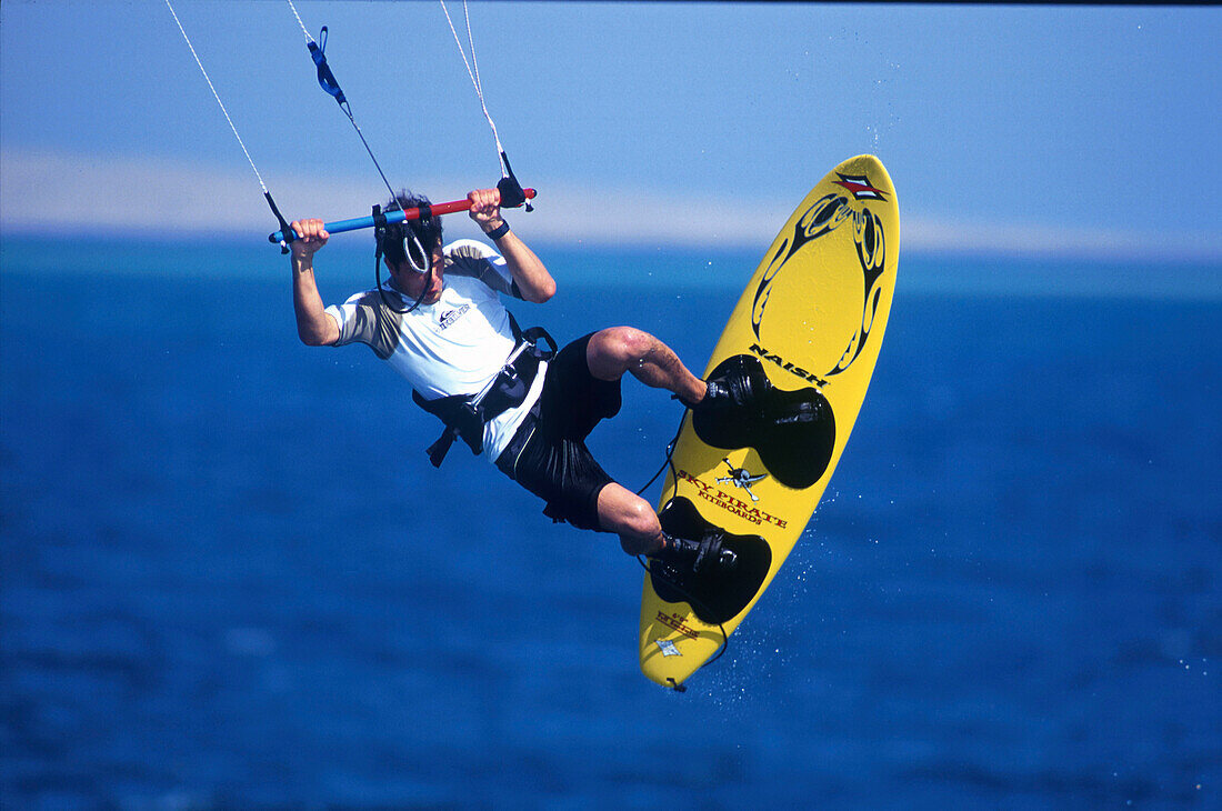 Kitesurfing, Sprung, El Naba, Rotes Meer Ägypten