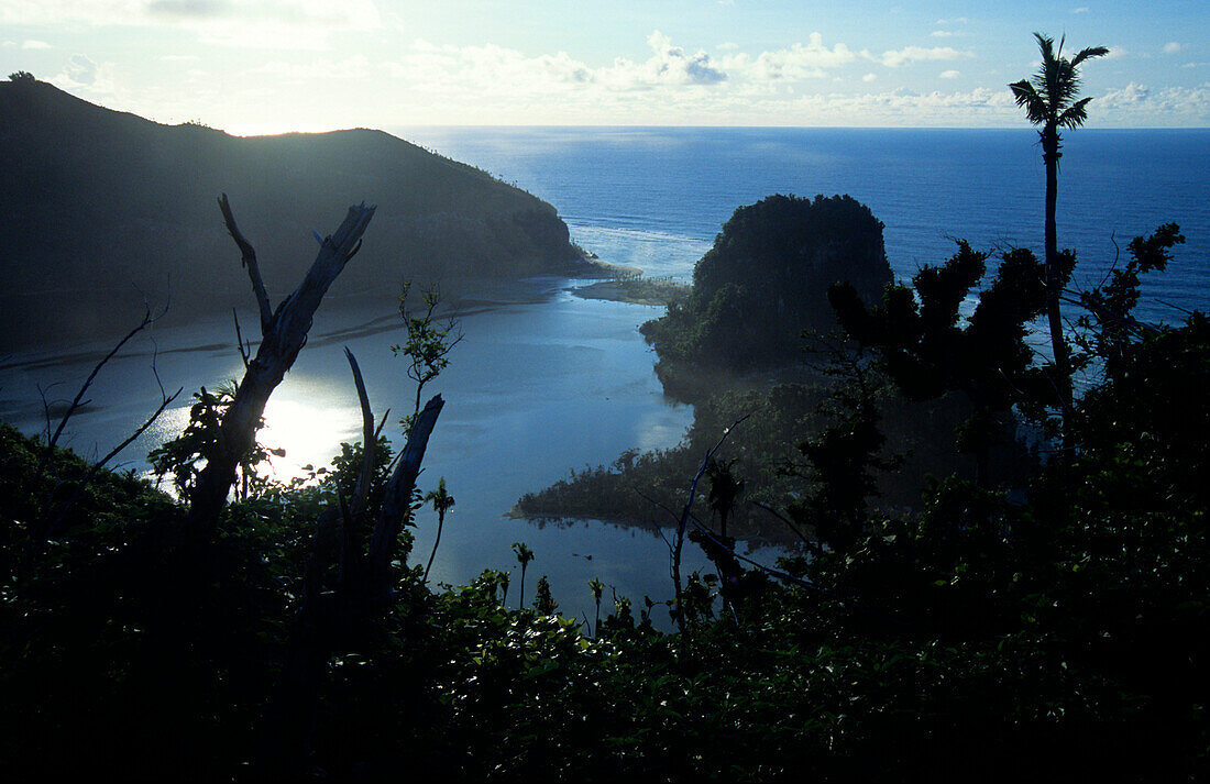 Crater Lake on Tikopia, Temotu Province, Solomon Islands, South Pacific