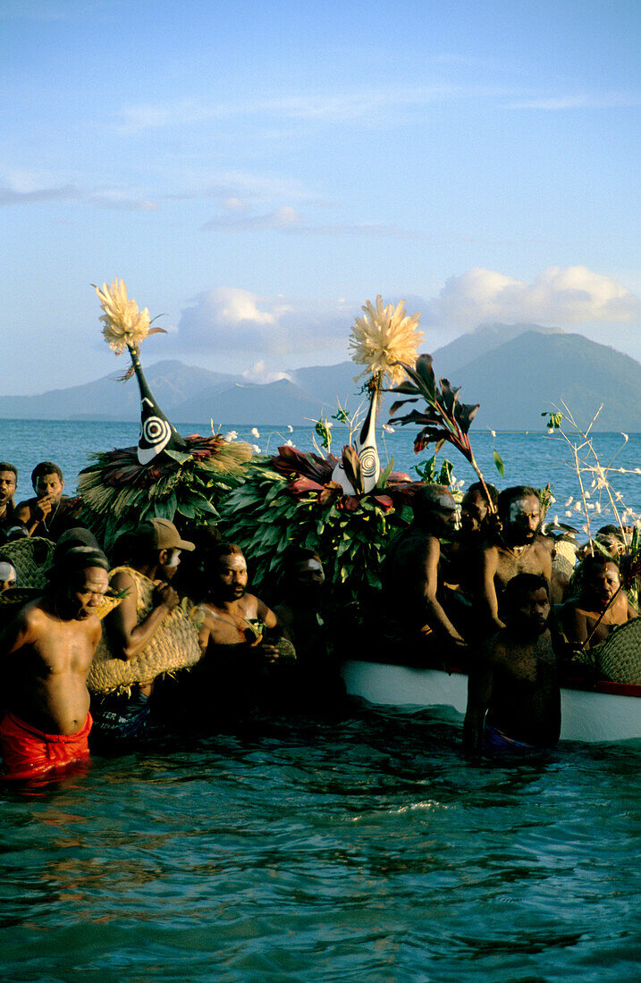 Volcano, Ceremony, Rabaul, East New Britain Papua New Guinea, Melanesia