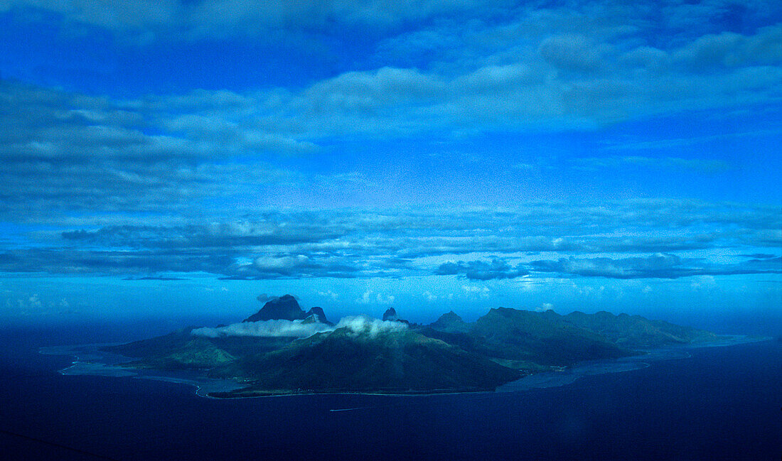 Bora Bora, Aerial, Bora Bora, Windward Islands French Polynesia, South Pacific