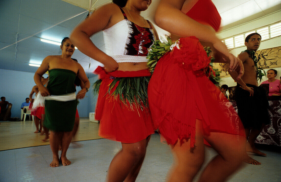 Traditional Dance, Bay des vierges, Fatu Hiva, Marquesas French Polynesia, South Pacific