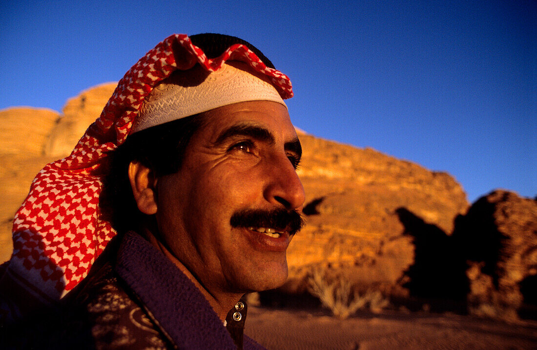 Beduine-Mountains, Desert, Wadi Rum Jordan, Middle East