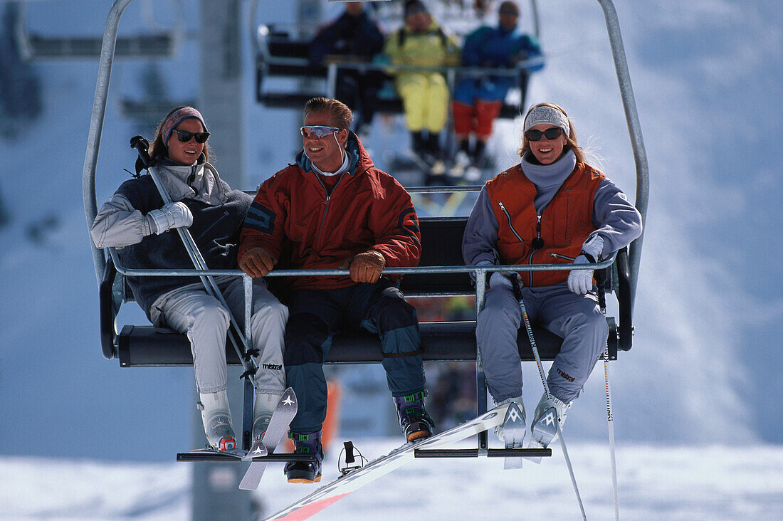 Skilift, Seekopf, Zuers, Arlberg Oesterreich