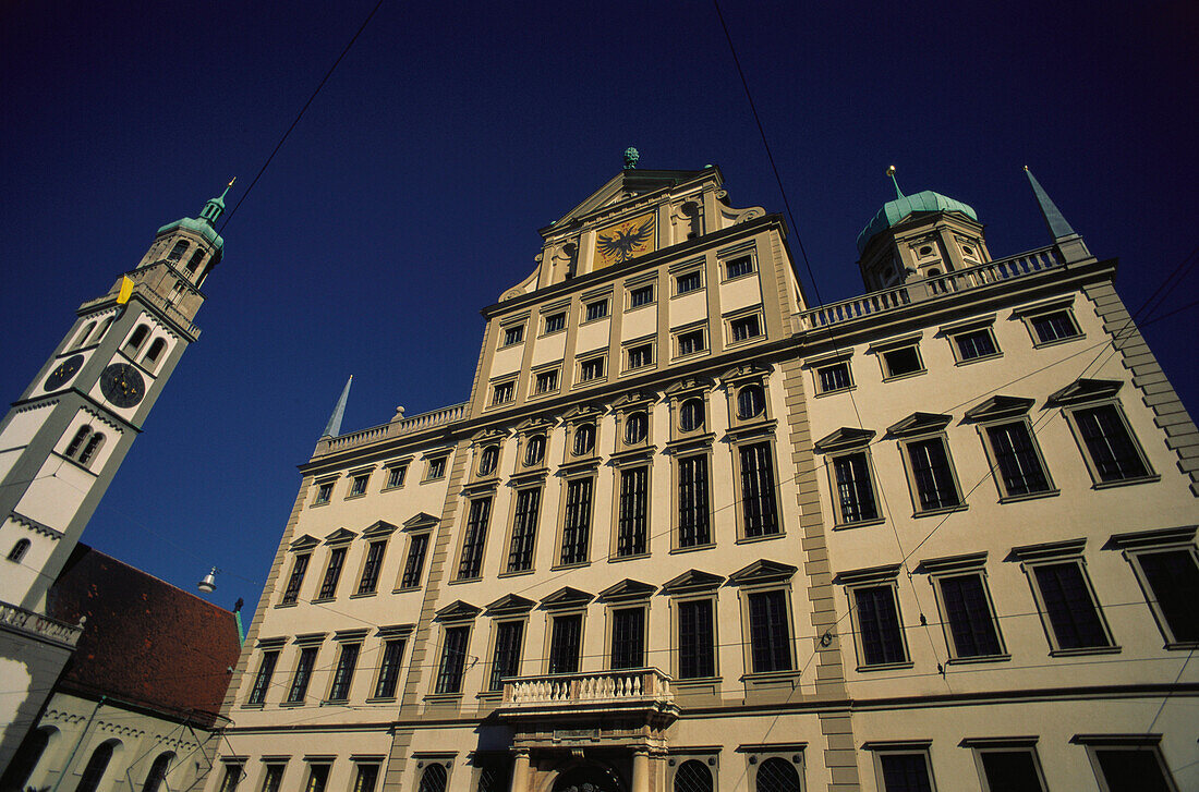 Rathaus, Augsburg, Bayern, Deutschland