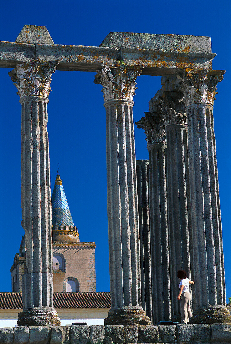Roman Temple of Diana, Evora, Alentejo Portugal