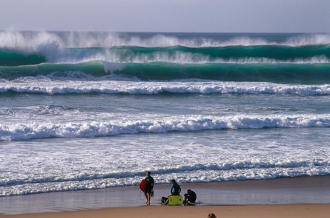 Surfers & Surge, Praia Grande, Colares Portugal