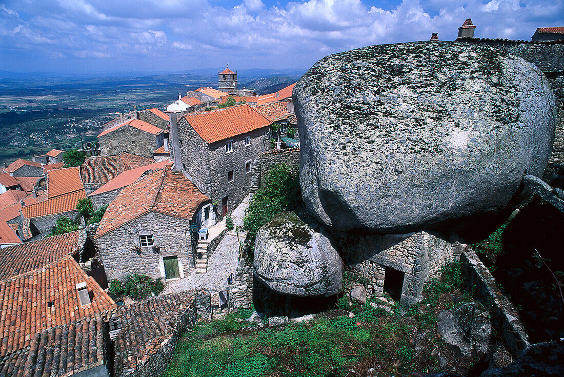 Monsanto Village on a Granit Hill, , near Guarda Montanhas, Portugal