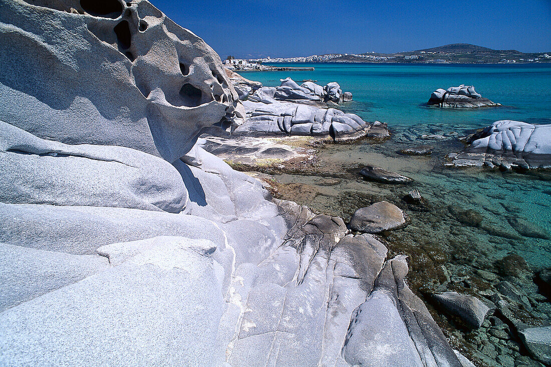 Kolimbithres Beach near Naoussa, Paros Cyclades , Greece